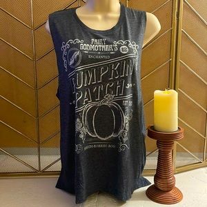 Disney Cinderella Sleeveless Fairy Godmother’s Enchanted Pumpkin Patch Top